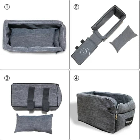 Doggie Deluxe™ Portable Pet Car Seat