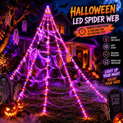 Prime Luxe™ SpiderGlow LED Web