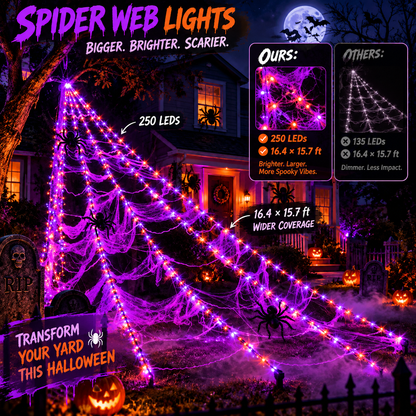 Prime Luxe™ SpiderGlow LED Web
