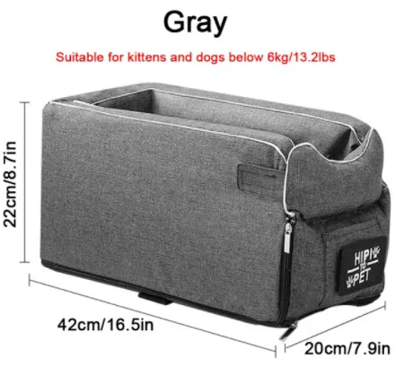 Doggie Deluxe™ Portable Pet Car Seat