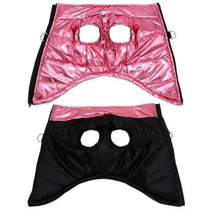 DoggieDeluxe™ Dazzling Puffer Dog Jacket