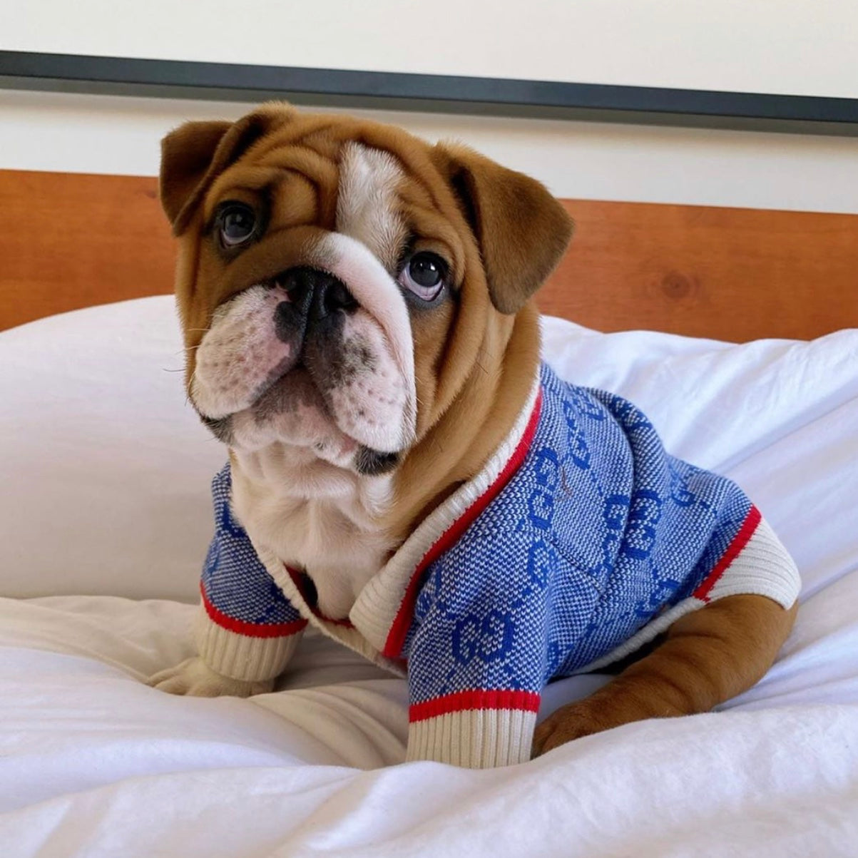Wool Dog Cardigan