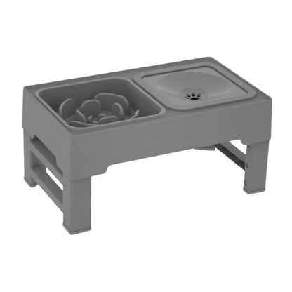 Adjustable Elevated Dog Bowl Feeder