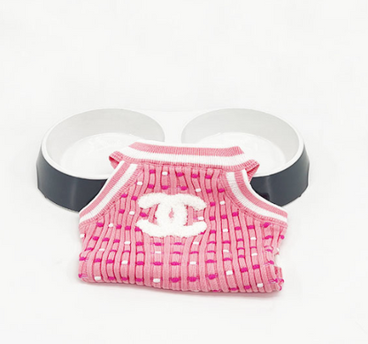 DoggieDeluxe™ Pink Classic Sweater