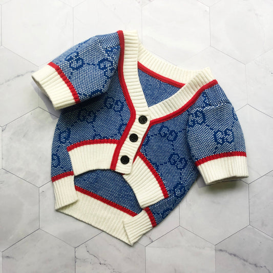 Wool Dog Cardigan